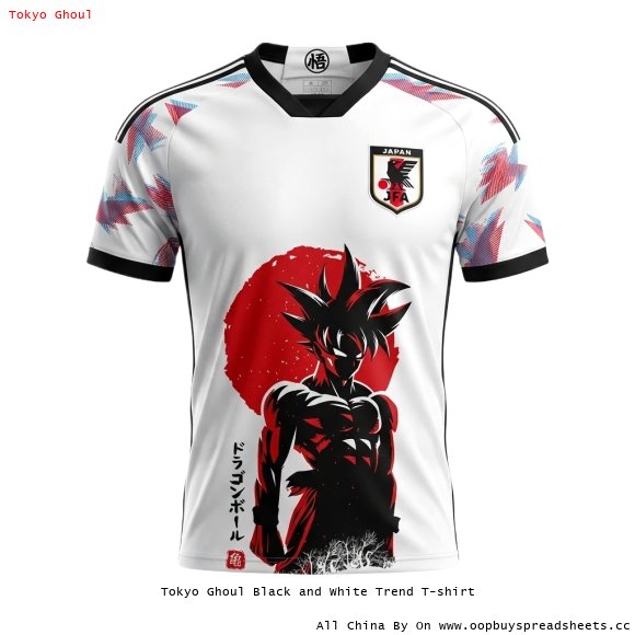 Tokyo Ghoul Black and White Trend T-shirt