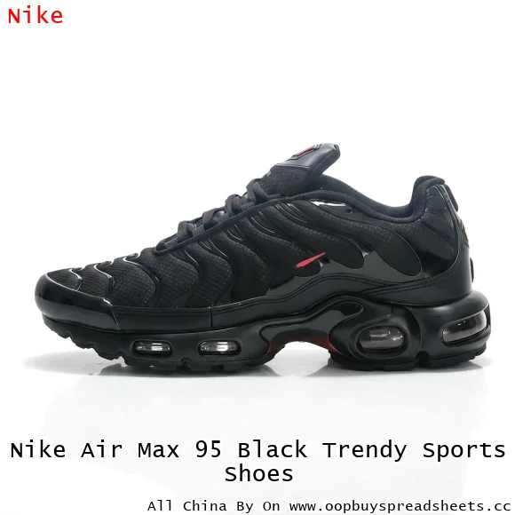 Nike Air Max 95 Black Trendy Sports Shoes