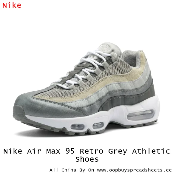 Nike Air Max 95 Retro Grey Athletic Shoes