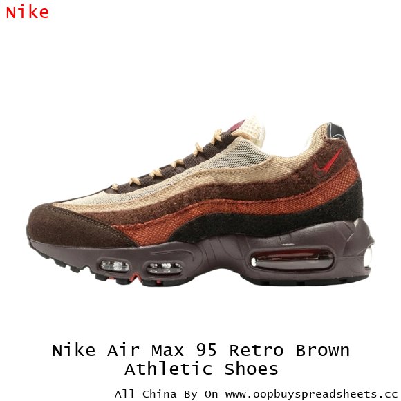 Nike Air Max 95 Retro Brown Athletic Shoes