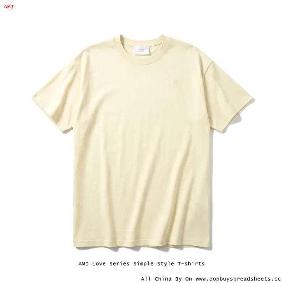 AMI Love Series Simple Style T-shirts