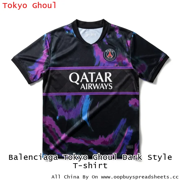 Balenciaga Tokyo Ghoul Dark Style T-shirt