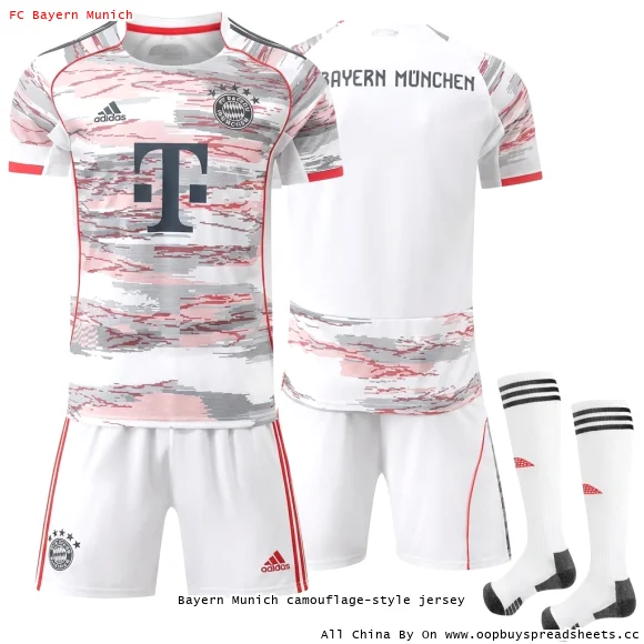 Bayern Munich camouflage-style jersey