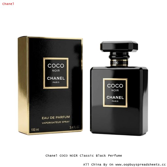 Chanel COCO NOIR Classic Black Perfume