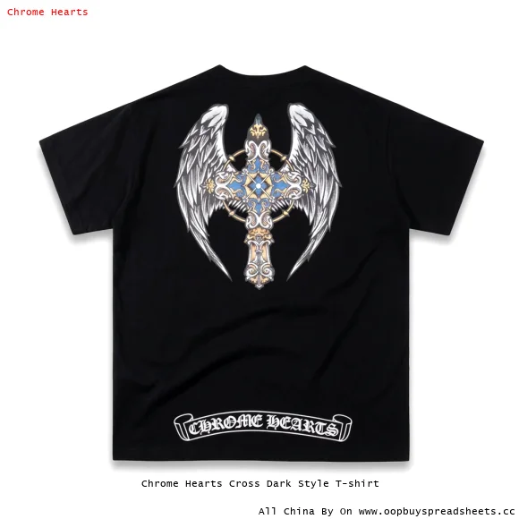 Chrome Hearts Cross Dark Style T-shirt