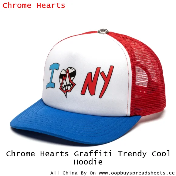 Chrome Hearts Graffiti Trendy Cool Hoodie