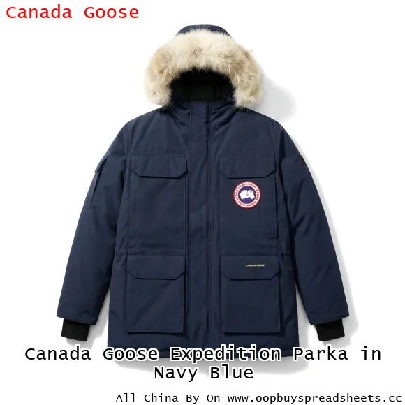 Canada Goose Expedition Parka in Navy Blue
