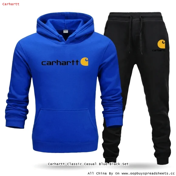 Carhartt Classic Casual Blue-Black Set