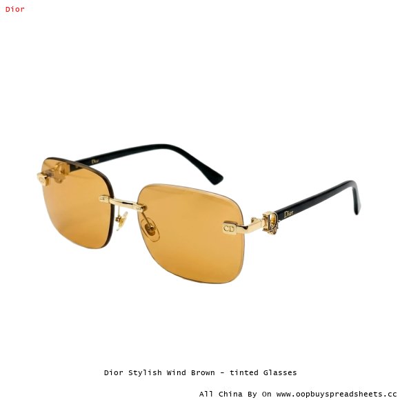 Dior Stylish Wind Brown - tinted Glasses