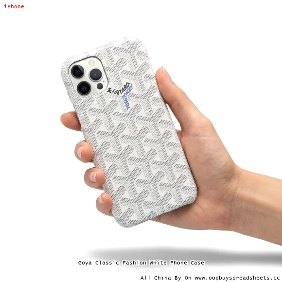Goya Classic Fashion White Phone Case