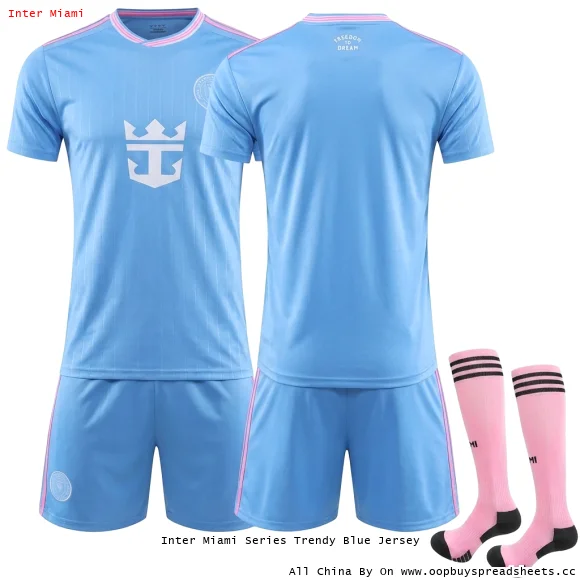 Inter Miami Series Trendy Blue Jersey