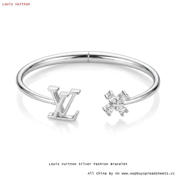 Louis Vuitton Silver Fashion Bracelet