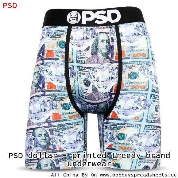 PSD dollar - printed trendy brand underwear