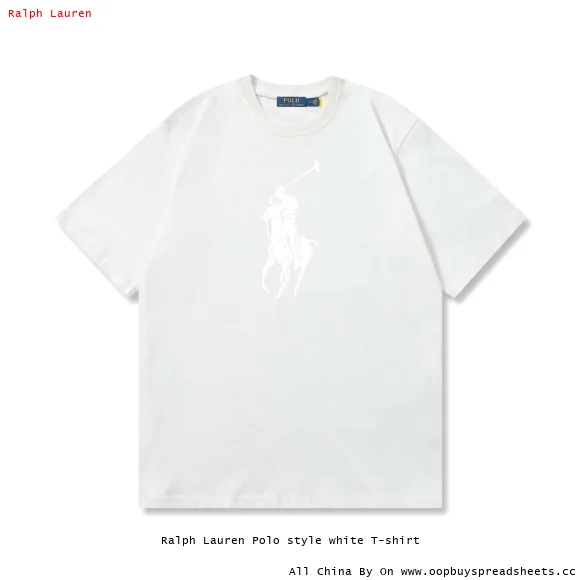 Ralph Lauren Polo style white T-shirt