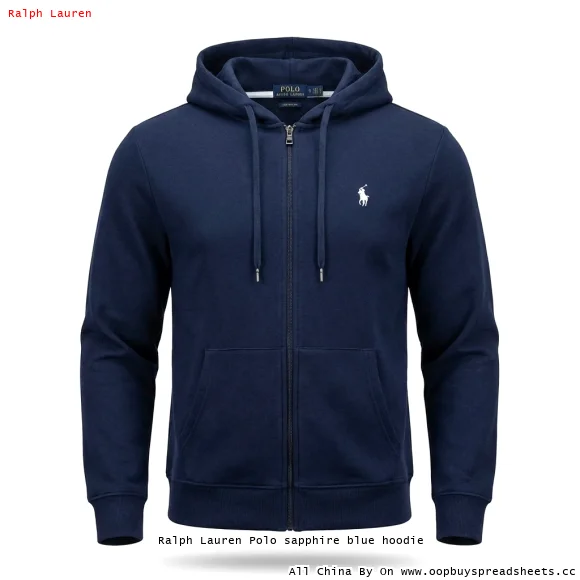 Ralph Lauren Polo sapphire blue hoodie