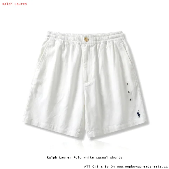 Ralph Lauren Polo white casual shorts