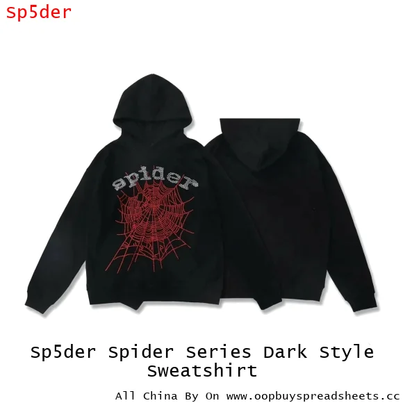 Sp5der Spider Series Dark Style Sweatshirt