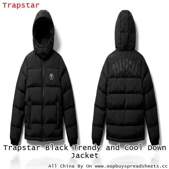 Trapstar Black Trendy and Cool Down Jacket