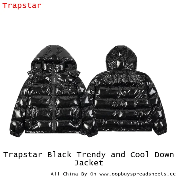 Trapstar Black Trendy and Cool Down Jacket