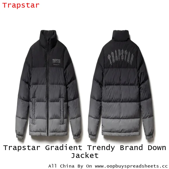 Trapstar Gradient Trendy Brand Down Jacket