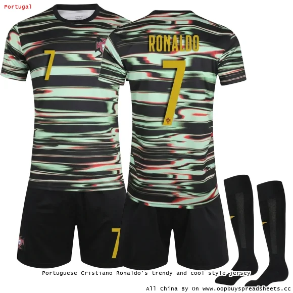 Portuguese Cristiano Ronaldo's trendy and cool style jersey