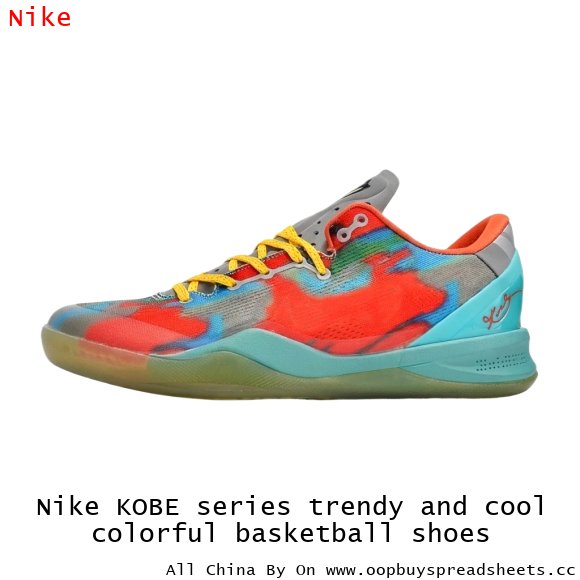 Nike KOBE series trendy and cool colorful basketball shoes
