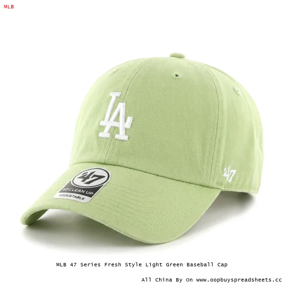 MLB 47 Series Fresh Style Light Green Baseball Cap
