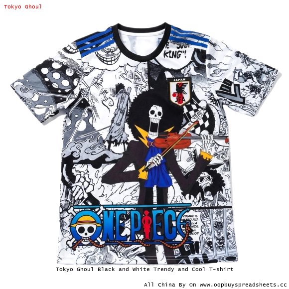 Tokyo Ghoul Black and White Trendy and Cool T-shirt