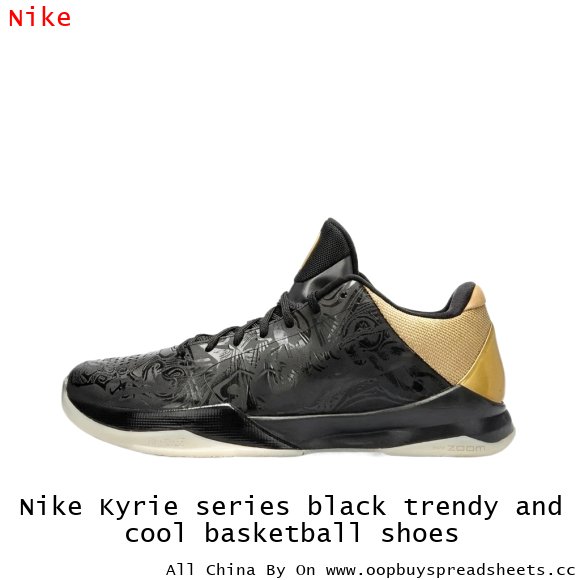 Nike Kyrie series black trendy and cool basketball shoes