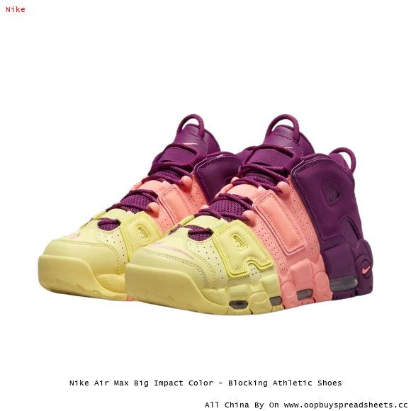 Nike Air Max Big Impact Color - Blocking Athletic Shoes