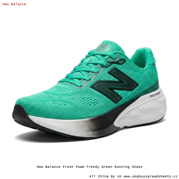 New Balance Fresh Foam Trendy Green Running Shoes