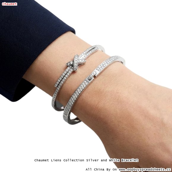Chaumet Liens Collection Silver and White Bracelet