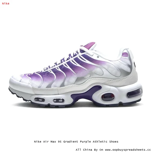 Nike Air Max 95 Gradient Purple Athletic Shoes