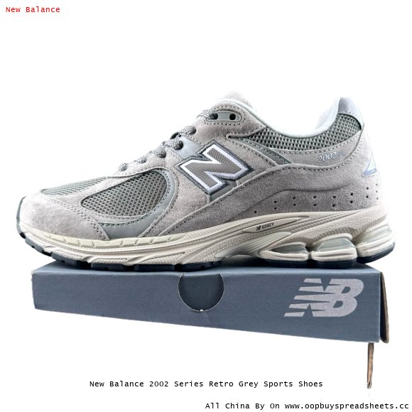 New Balance 2002 Series Retro Grey Sports Shoes