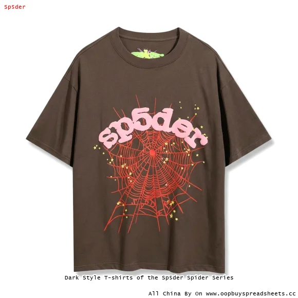 Dark Style T-shirts of the Sp5der Spider Series