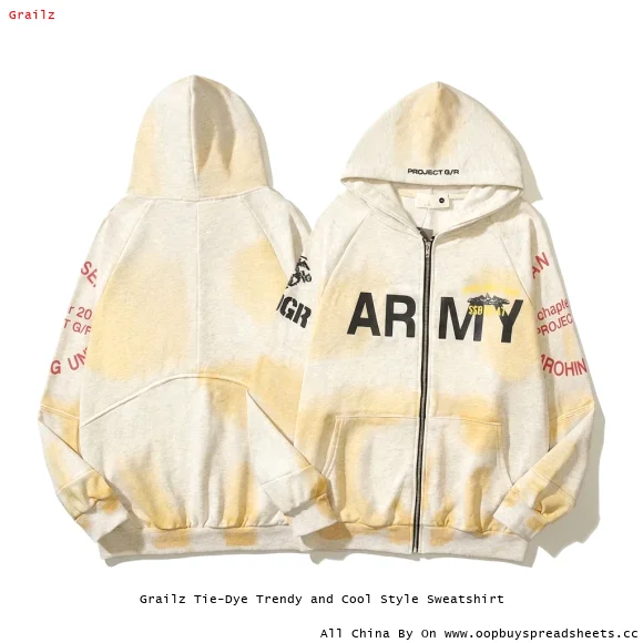 Grailz Tie-Dye Trendy and Cool Style Sweatshirt