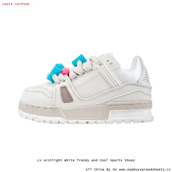 LV Archlight White Trendy and Cool Sports Shoes