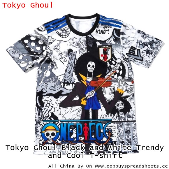 Tokyo Ghoul Black and White Trendy and Cool T-shirt
