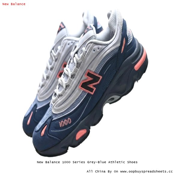 New Balance 1000 Series Grey-Blue Athletic Shoes