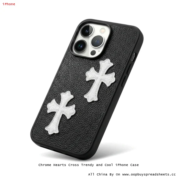 Chrome Hearts Cross Trendy and Cool iPhone Case
