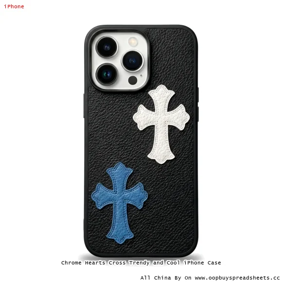 Chrome Hearts Cross Trendy and Cool iPhone Case