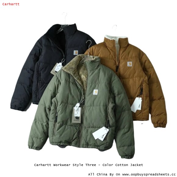 Carhartt Workwear Style Three - Color Cotton Jacket