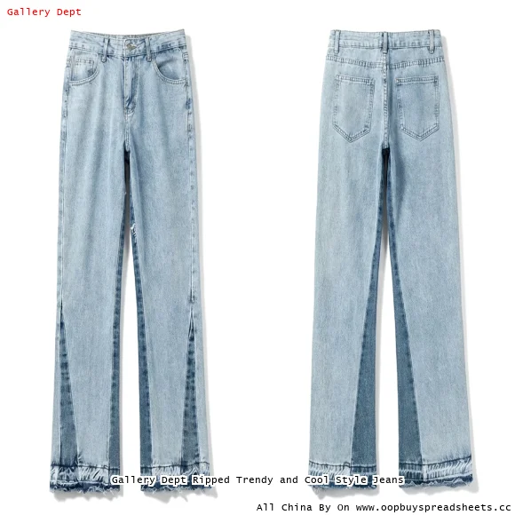 Gallery Dept Ripped Trendy and Cool Style Jeans