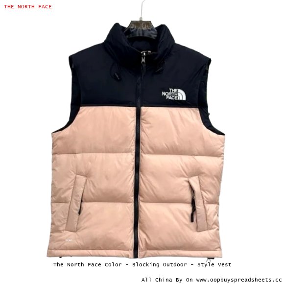 The North Face Color - Blocking Outdoor - Style Vest