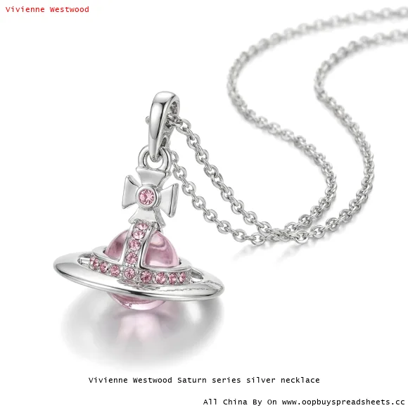 Vivienne Westwood Saturn series silver necklace