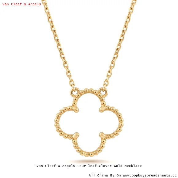 Van Cleef & Arpels Four-leaf Clover Gold Necklace