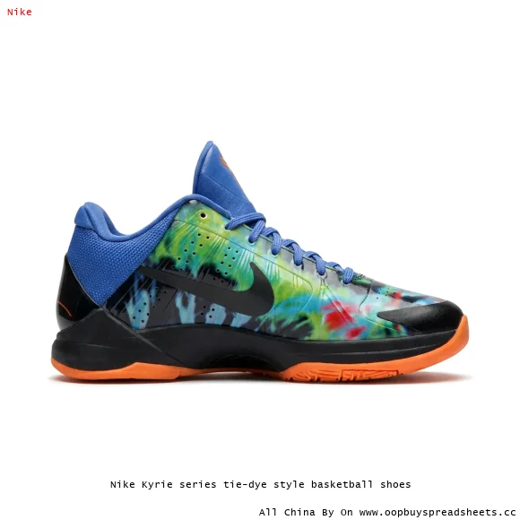 Nike Kyrie series tie-dye style basketball shoes