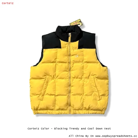Corteiz Color - Blocking Trendy and Cool Down Vest