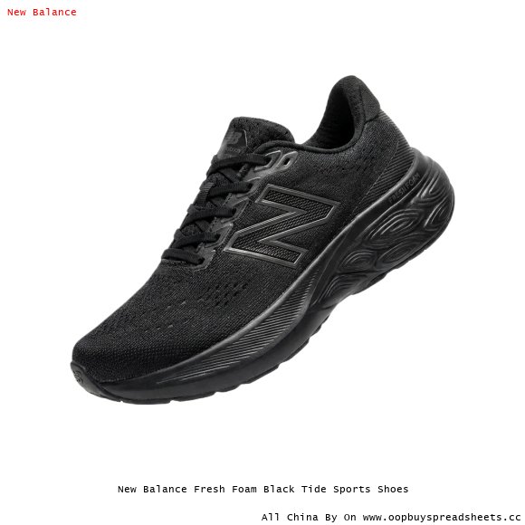 New Balance Fresh Foam Black Tide Sports Shoes