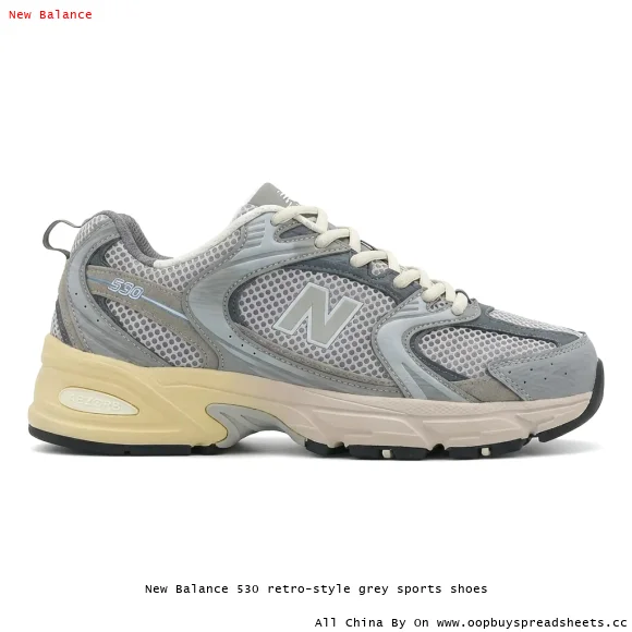 New Balance 530 retro-style grey sports shoes